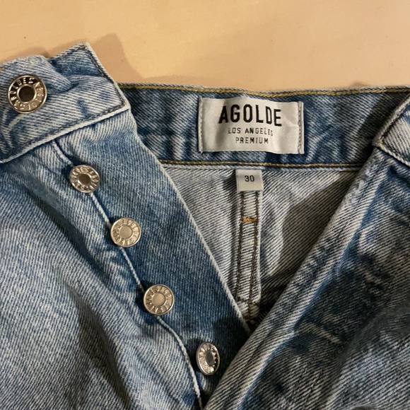 Agolde Parker Vintage Cut Off Shorts - Picture 6 of 7